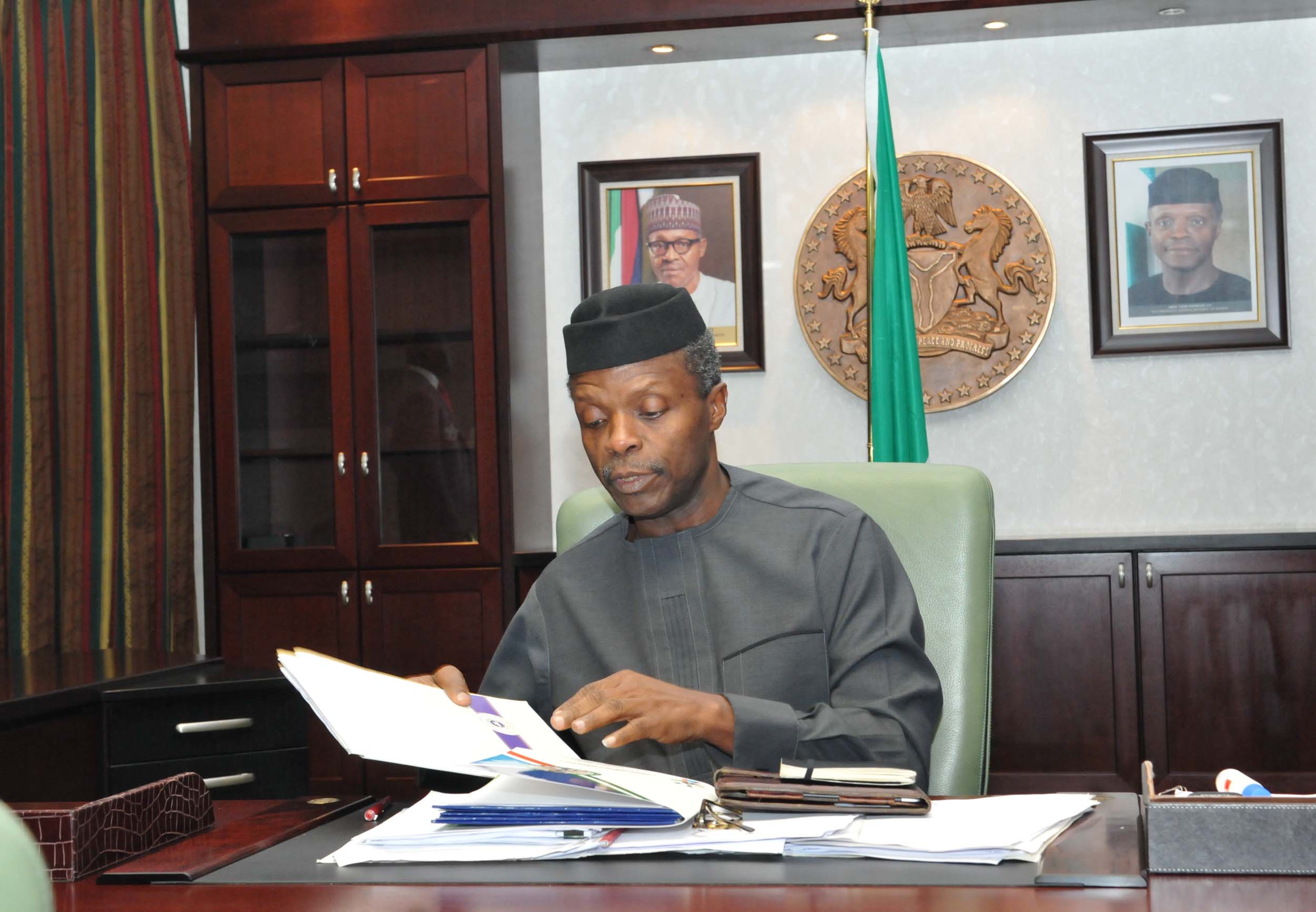 Vice President Yemi Osinbajo The Statehouse Abuja