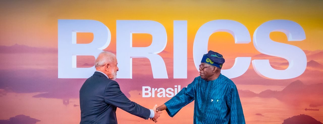 President Bola Tinubu at the BRICS summit in Rio de Janeiro, Brazil on 6th July, 2025