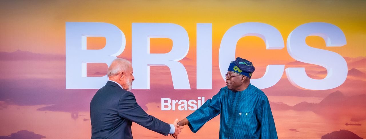 President Bola Tinubu at the BRICS summit in Rio de Janeiro, Brazil on 6th July, 2025